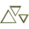 Ekena Millwork Triangle, Open Back, Vintage Farmhouse Shadow Box Shelves, Barnwood Decor Collection, PK3 DECR15SBTROBGR - alternate 4
